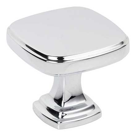 Jeffrey Alexander [782PC] Die Cast Zinc Cabinet Knob - Fontana Series - Polished Chrome Finish - 1 3/8&quot; Sq.