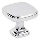 Jeffrey Alexander [782PC] Die Cast Zinc Cabinet Knob - Fontana Series - Polished Chrome Finish - 1 3/8&quot; Sq.