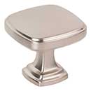 Jeffrey Alexander [782SN] Die Cast Zinc Cabinet Knob - Fontana Series - Satin Nickel Finish - 1 3/8&quot; Sq.