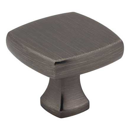 Jeffrey Alexander [663BNBDL] Die Cast Zinc Cabinet Knob - Griffin Series - Brushed Pewter Finish - 1 3/8&quot; Sq.