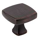 Jeffrey Alexander [663DBAC] Die Cast Zinc Cabinet Knob - Griffin Series - Brushed Oil Rubbed Bronze Finish - 1 3/8&quot; Sq.
