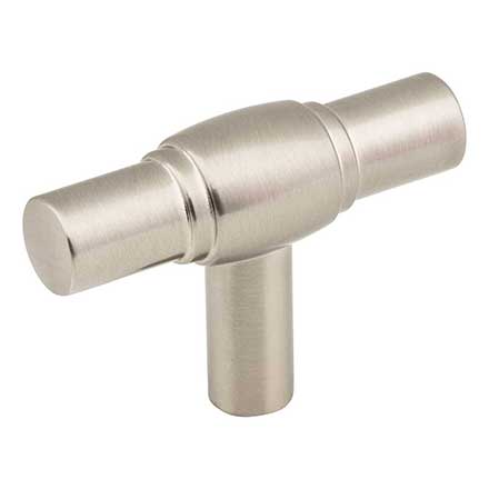 Jeffrey Alexander [885L-SN] Die Cast Zinc Cabinet Knob - Hayworth Series - Satin Nickel Finish - 2&quot; L