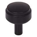 Jeffrey Alexander [885MB] Die Cast Zinc Cabinet Knob - Hayworth Series - Matte Black Finish - 1 1/8&quot; Dia.