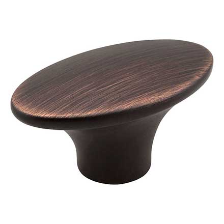 Jeffrey Alexander [650-DBAC] Die Cast Zinc Cabinet Knob - Hudson Series - Brushed Oil Rubbed Bronze Finish - 1 7/8&quot; L