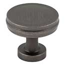 Jeffrey Alexander [132BNBDL] Die Cast Zinc Cabinet Knob - Jules Series - Brushed Pewter Finish - 1 3/8&quot; Sq.