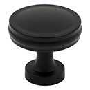 Jeffrey Alexander [132MB] Die Cast Zinc Cabinet Knob - Jules Series - Matte Black Finish - 1 3/8&quot; Sq.