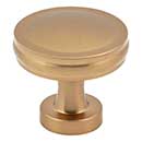 Jeffrey Alexander [132SBZ] Die Cast Zinc Cabinet Knob - Jules Series - Satin Bronze Finish - 1 3/8&quot; Sq.
