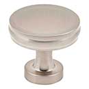 Jeffrey Alexander [132SN] Die Cast Zinc Cabinet Knob - Jules Series - Satin Nickel Finish - 1 3/8&quot; Sq.
