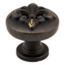 Jeffrey Alexander [218ABSB] Die Cast Zinc Cabinet Knob - Lafayette Series - Antique Brushed Satin Brass Finish - 1 3/8&quot; Dia.