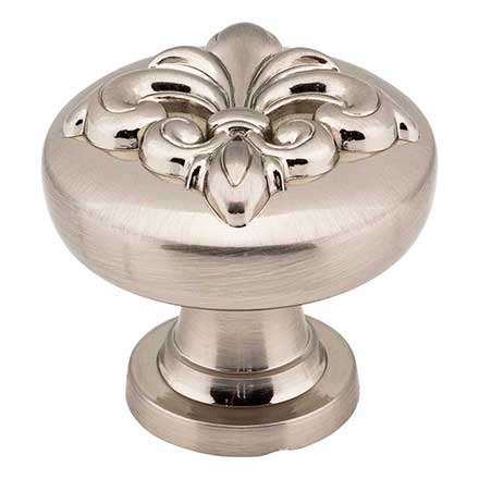 Jeffrey Alexander [218SN] Die Cast Zinc Cabinet Knob - Lafayette Series - Satin Nickel Finish - 1 3/8&quot; Dia.