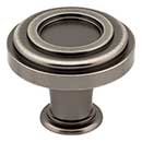 Jeffrey Alexander [317BNBDL] Die Cast Zinc Cabinet Knob - Lafayette Series - Brushed Pewter Finish - 1 3/8&quot; Dia.