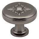 Jeffrey Alexander [417BNBDL] Die Cast Zinc Cabinet Knob - Lafayette Series - Brushed Pewter Finish - 1 3/8&quot; Dia.