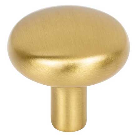 Jeffrey Alexander [329BG] Die Cast Zinc Cabinet Knob - Loxley Series - Brushed Gold Finish - 1 1/4&quot; Dia.