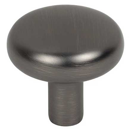 Jeffrey Alexander [329BNBDL] Die Cast Zinc Cabinet Knob - Loxley Series - Brushed Pewter Finish - 1 1/4&quot; Dia.