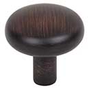 Jeffrey Alexander [329DBAC] Die Cast Zinc Cabinet Knob - Loxley Series - Brushed Oil Rubbed Bronze Finish - 1 1/4" Dia.