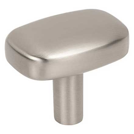Jeffrey Alexander [329L-SN] Die Cast Zinc Cabinet Knob - Loxley Series - Satin Nickel Finish - 1 1/2" L