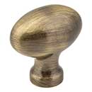 Jeffrey Alexander [3991AB] Die Cast Zinc Cabinet Knob - Lyon Series - Brushed Antique Brass Finish - 1 9/16&quot; L