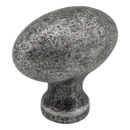 Jeffrey Alexander [3991SIM] Die Cast Zinc Cabinet Knob - Lyon Series - Distressed Antique Silver Finish - 1 9/16" L