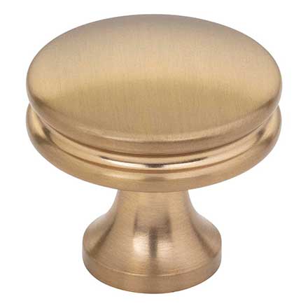 Jeffrey Alexander [445SBZ] Die Cast Zinc Cabinet Knob - Marie Series - Satin Bronze Finish - 1 1/4&quot; Dia.