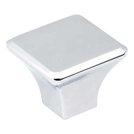 Jeffrey Alexander [972L-PC] Die Cast Zinc Cabinet Knob - Marlo Series - Polished Chrome Finish - 1 1/4" Sq.