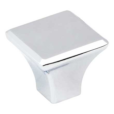 Jeffrey Alexander [972PC] Die Cast Zinc Cabinet Knob - Marlo Series - Polished Chrome Finish - 1 1/8&quot; Sq.