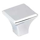 Jeffrey Alexander [972PC] Die Cast Zinc Cabinet Knob - Marlo Series - Polished Chrome Finish - 1 1/8&quot; Sq.