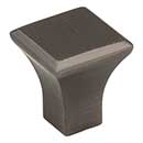 Jeffrey Alexander [972S-BNBDL] Die Cast Zinc Cabinet Knob - Marlo Series - Brushed Pewter Finish - 7/8&quot; Sq.