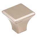 Jeffrey Alexander [972SN] Die Cast Zinc Cabinet Knob - Marlo Series - Satin Nickel Finish - 1 1/8&quot; Sq.
