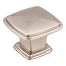 Jeffrey Alexander [1091SN] Die Cast Zinc Cabinet Knob - Milan 1 Series - Satin Nickel Finish - 1 3/16" Sq.