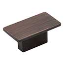 Jeffrey Alexander [81021DBAC] Die Cast Zinc Cabinet Knob - Mirada Series - Brushed Oil Rubbed Bronze Finish - 1 9/16&quot; L