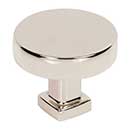 Jeffrey Alexander [929NI] Die Cast Zinc Cabinet Knob - Ogden Series - Polished Nickel Finish - 1 3/8" Dia.