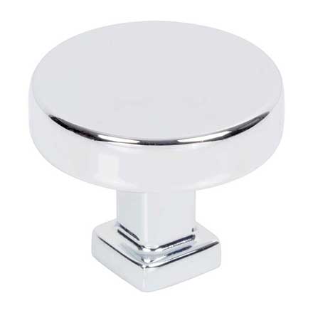 Jeffrey Alexander [929PC] Die Cast Zinc Cabinet Knob - Ogden Series - Polished Chrome Finish - 1 3/8" Dia.