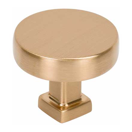 Jeffrey Alexander [929SBZ] Die Cast Zinc Cabinet Knob - Ogden Series - Satin Bronze Finish - 1 3/8" Dia.