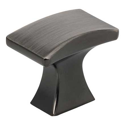 Jeffrey Alexander [767BNBDL] Die Cast Zinc Cabinet Knob - Philip Series - Brushed Pewter Finish - 1 1/4" L