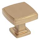 Jeffrey Alexander [141SBZ] Die Cast Zinc Cabinet Knob - Renzo Series - Satin Bronze Finish - 1 1/4&quot; Sq.