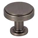 Jeffrey Alexander [171BNBDL] Die Cast Zinc Cabinet Knob - Richard Series - Brushed Pewter Finish - 1 1/4&quot; Dia.