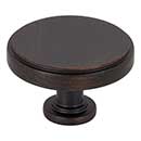 Jeffrey Alexander [171L-DBAC] Die Cast Zinc Cabinet Knob - Richard Series - Brushed Oil Rubbed Bronze Finish - 1 3/4" Dia.