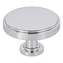 Jeffrey Alexander [171L-PC] Die Cast Zinc Cabinet Knob - Richard Series - Polished Chrome Finish - 1 3/4" Dia.