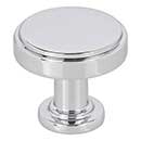 Jeffrey Alexander [171PC] Die Cast Zinc Cabinet Knob - Richard Series - Polished Chrome Finish - 1 1/4" Dia.