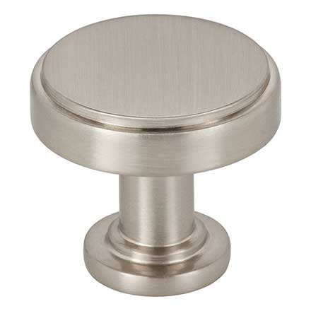 Jeffrey Alexander [171SN] Die Cast Zinc Cabinet Knob - Richard Series - Satin Nickel Finish - 1 1/4&quot; Dia.