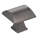 Jeffrey Alexander [944BNBDL] Die Cast Zinc Cabinet Knob - Roman Series - Brushed Pewter Finish - 1 1/4&quot; Sq.
