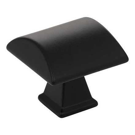 Jeffrey Alexander [944MB] Die Cast Zinc Cabinet Knob - Roman Series - Matte Black Finish - 1 1/4" Sq.