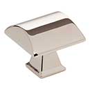 Jeffrey Alexander [944NI] Die Cast Zinc Cabinet Knob - Roman Series - Polished Nickel Finish - 1 1/4&quot; Sq.