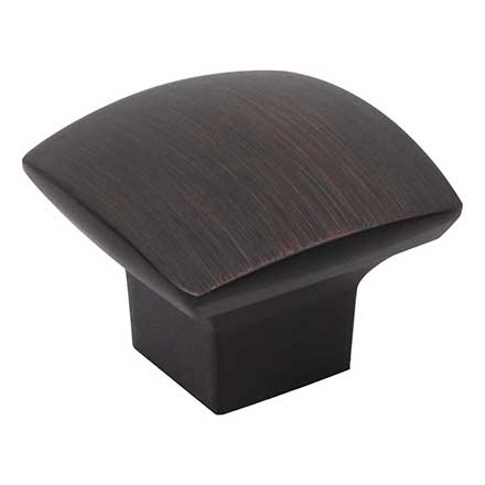 Jeffrey Alexander [431DBAC] Die Cast Zinc Cabinet Knob - Sonoma Series - Brushed Oil Rubbed Bronze Finish - 1 3/16&quot; Sq.