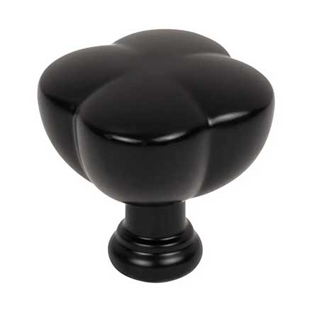 Jeffrey Alexander [686L-MB] Die Cast Zinc Cabinet Knob - Southerland Series - Matte Black Finish - 1 1/2&quot; Dia.