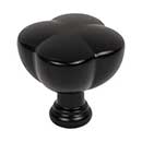 Jeffrey Alexander [686L-MB] Die Cast Zinc Cabinet Knob - Southerland Series - Matte Black Finish - 1 1/2" Dia.