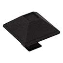 Jeffrey Alexander [602BLK] Die Cast Zinc Cabinet Knob - Tahoe Series - Large - Black Finish - 1 1/2" Sq.