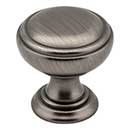 Jeffrey Alexander [658BNBDL] Die Cast Zinc Cabinet Knob - Tiffany Series - Brushed Pewter Finish - 1 1/4&quot; Dia.