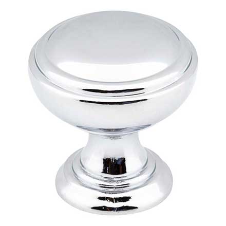 Jeffrey Alexander [658PC] Die Cast Zinc Cabinet Knob - Tiffany Series - Polished Chrome Finish - 1 1/4&quot; Dia.