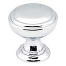 Jeffrey Alexander [658PC] Die Cast Zinc Cabinet Knob - Tiffany Series - Polished Chrome Finish - 1 1/4&quot; Dia.